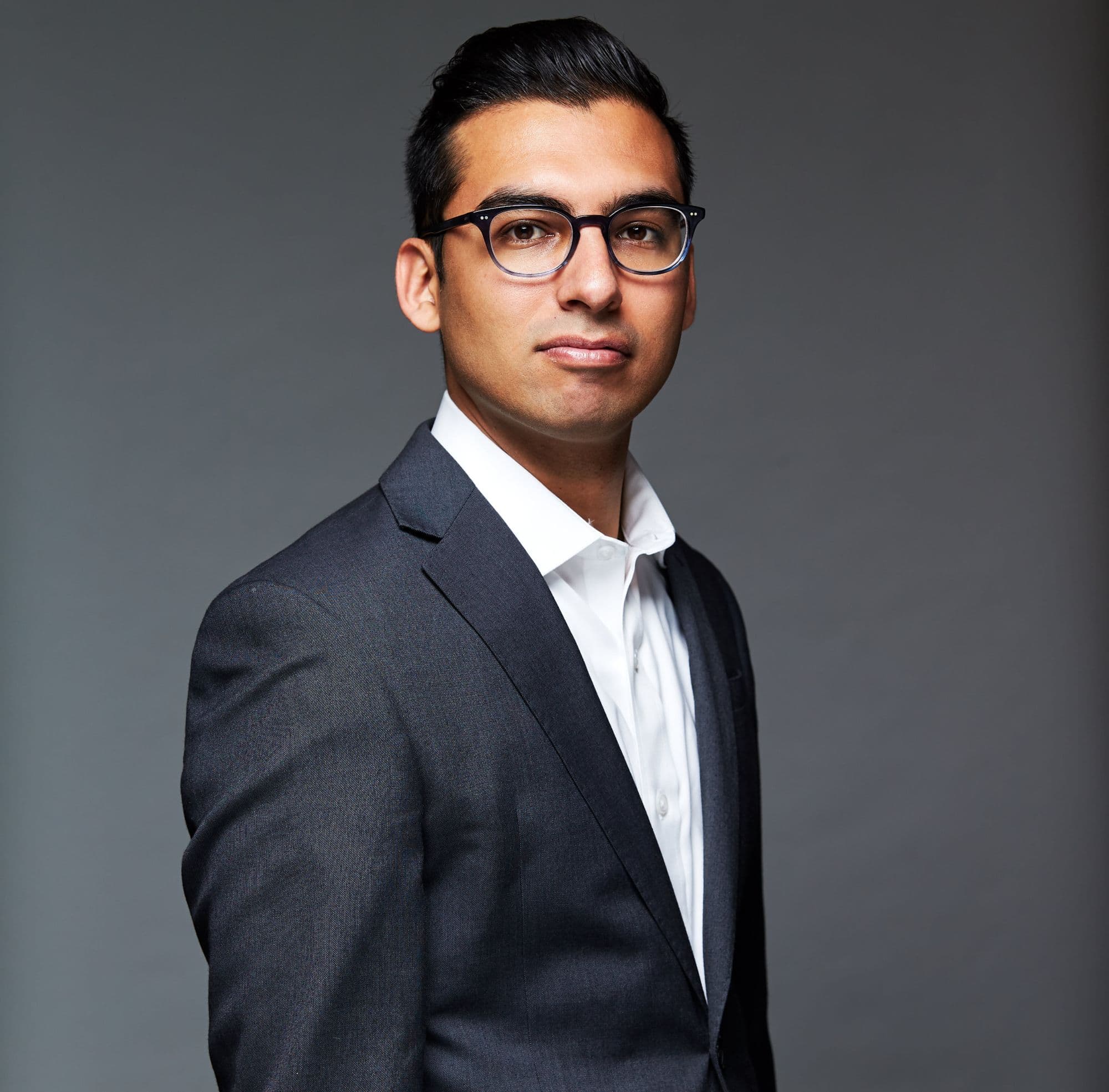 A headshot straight out of the booth, before retouching