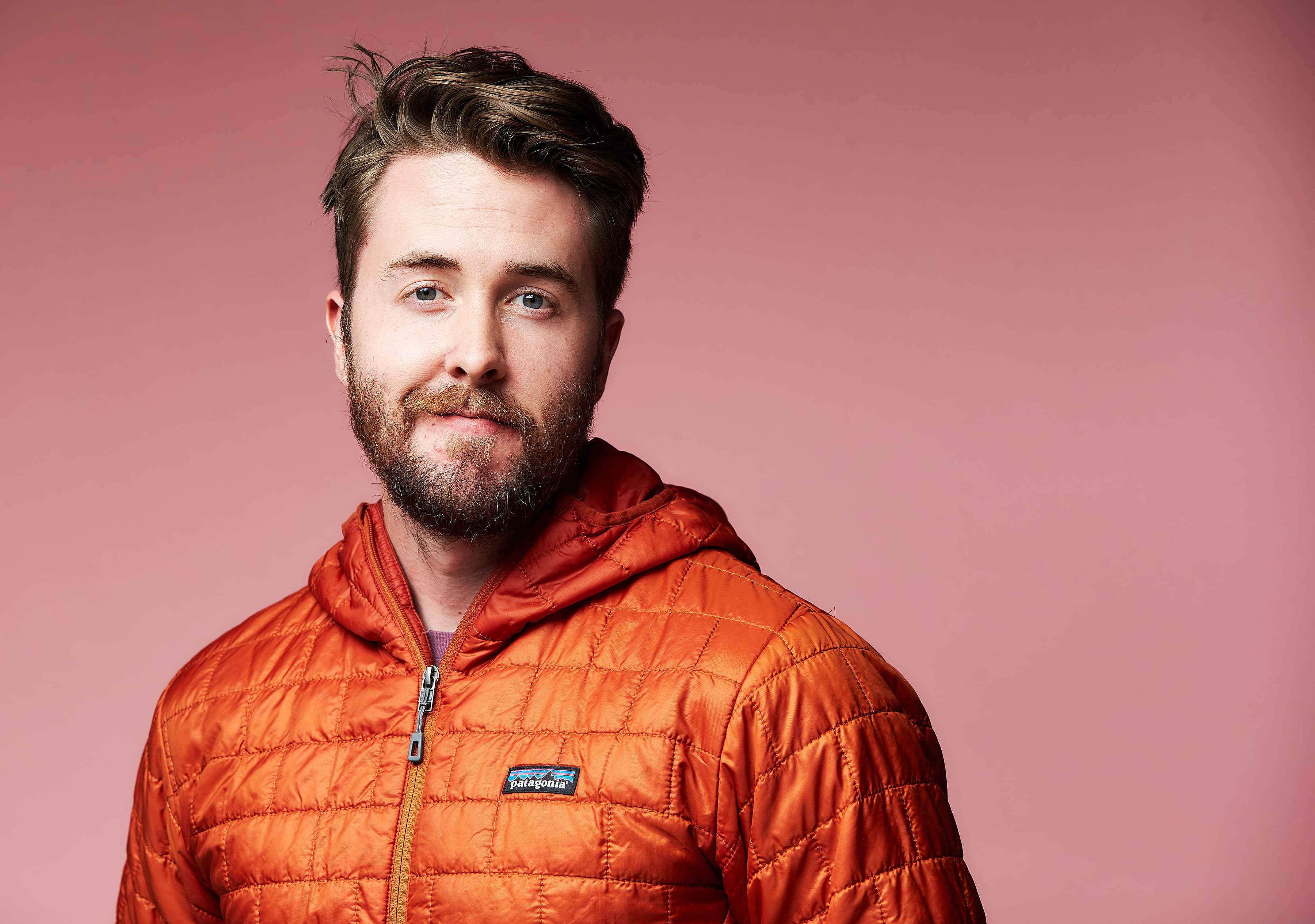Portrait on a Ruby backdrop