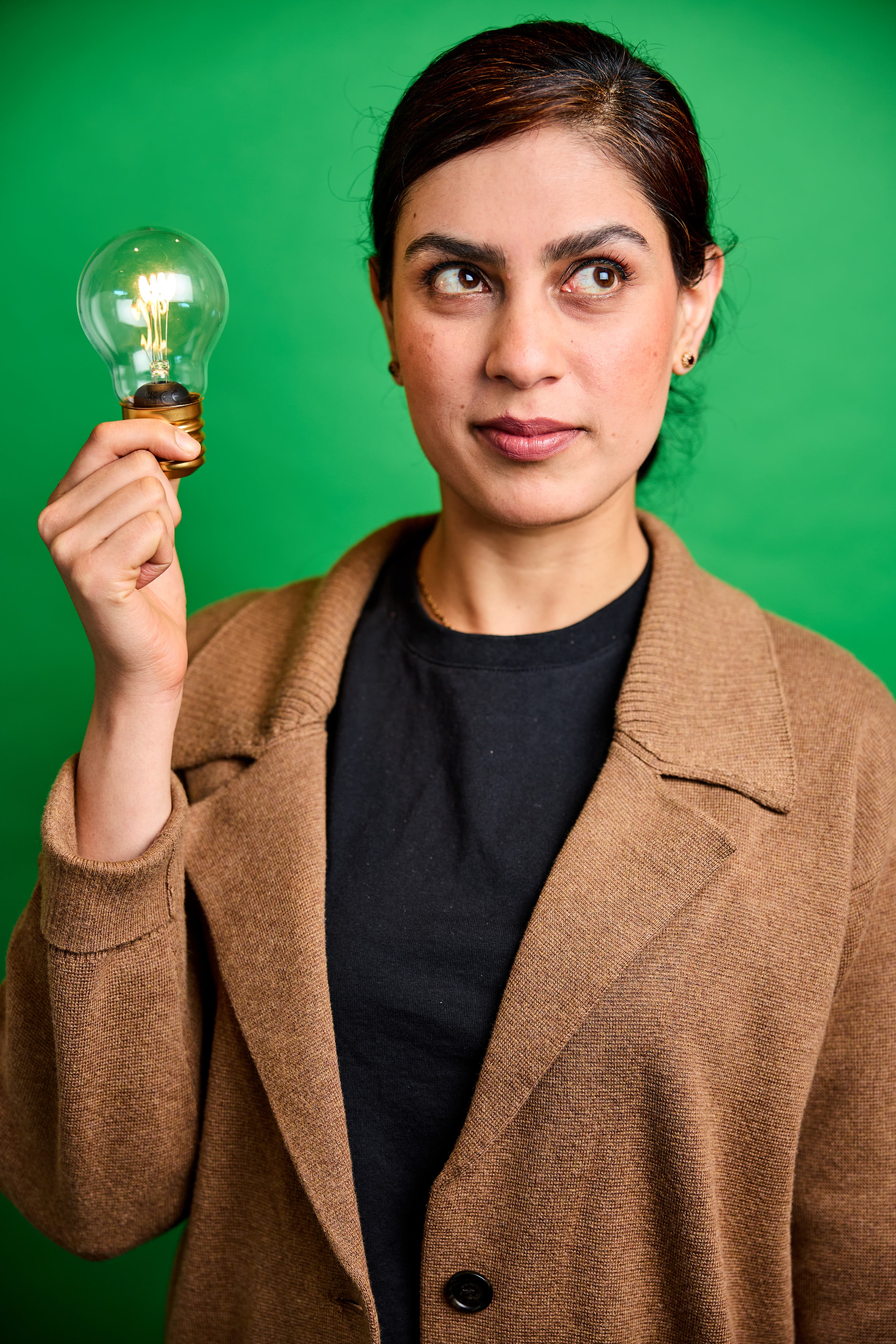 Portrait on a Tech Green backdrop